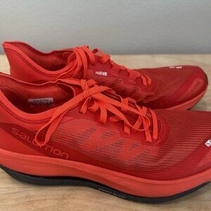 Salomon Unisex Men's 8 Racing Red Trail Running Outdoor Sport Plein Air Sneakers